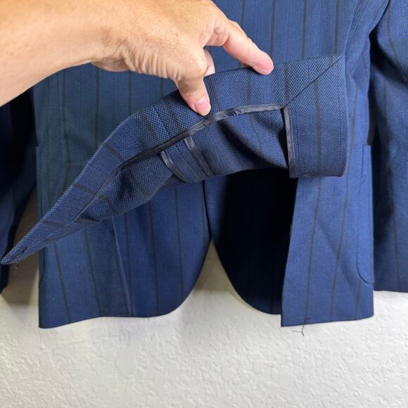 SCOTCH & SODA Blazer Medium Classic Structured Single Breasted Yarn Dyed Stretch - Picture 11 of 16